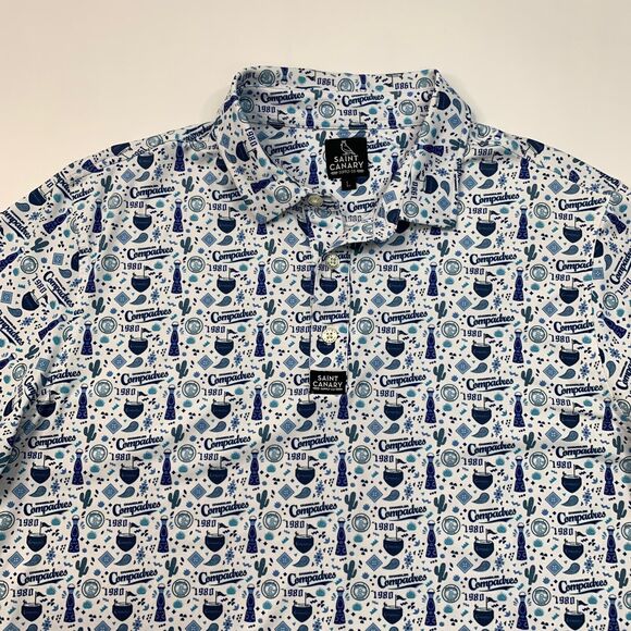 Saint Canary Supply Polo Shirt Mens L Large Chandler Compadres 1980 Arizona - Picture 3 of 10